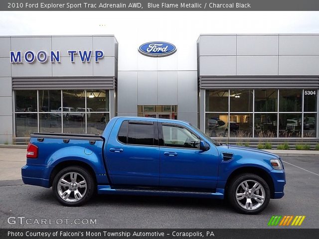 2010 Ford Explorer Sport Trac Adrenalin AWD in Blue Flame Metallic