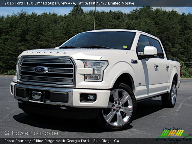 2016 Ford F150 Limited SuperCrew 4x4 in White Platinum