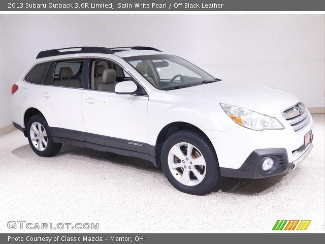 2013 Subaru Outback 3.6R Limited in Satin White Pearl