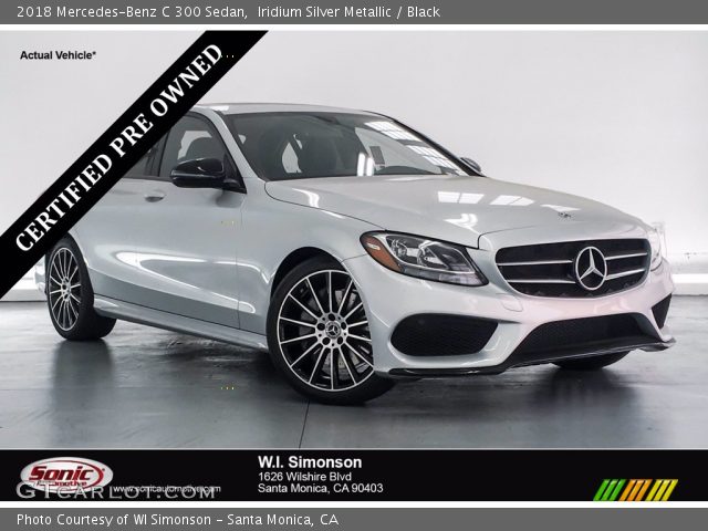 2018 Mercedes-Benz C 300 Sedan in Iridium Silver Metallic