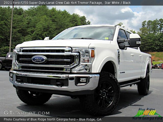 2021 Ford F250 Super Duty Lariat Crew Cab 4x4 Tremor Package in Star White
