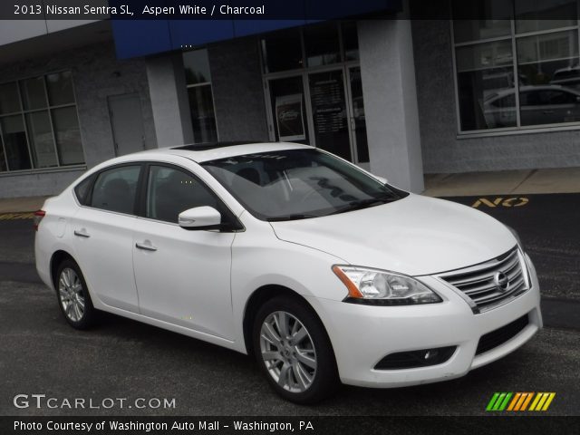 2013 Nissan Sentra SL in Aspen White