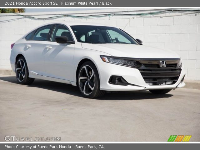 2021 Honda Accord Sport SE in Platinum White Pearl