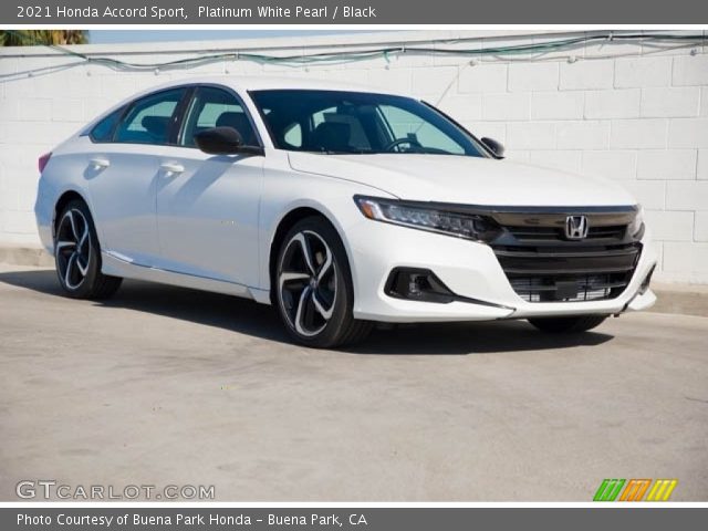 2021 Honda Accord Sport in Platinum White Pearl