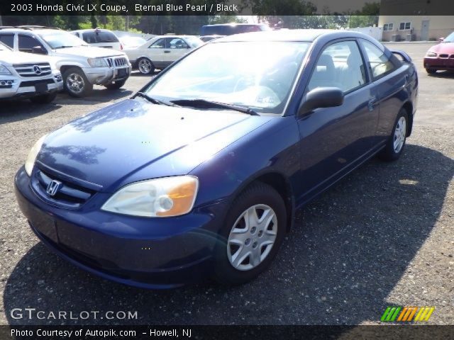 2003 Honda Civic LX Coupe in Eternal Blue Pearl