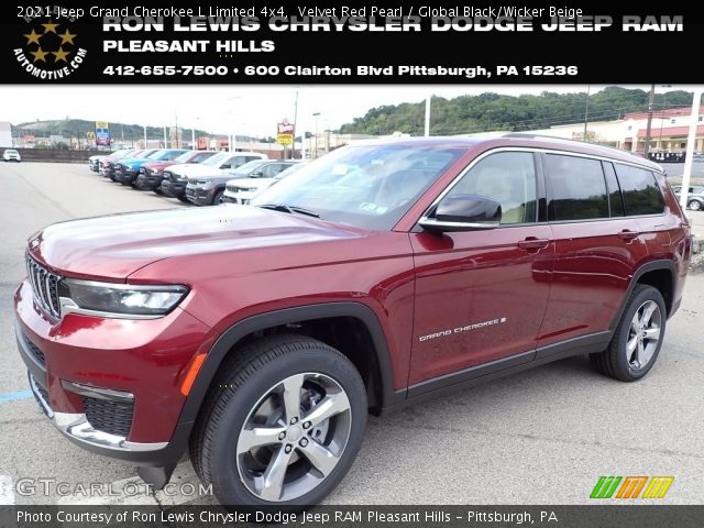 2021 Jeep Grand Cherokee L Limited 4x4 in Velvet Red Pearl