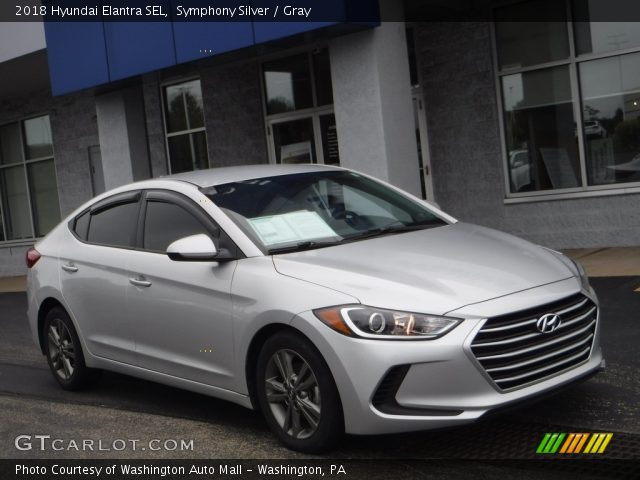 2018 Hyundai Elantra SEL in Symphony Silver