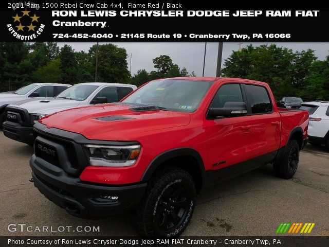2021 Ram 1500 Rebel Crew Cab 4x4 in Flame Red