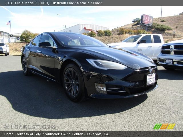 2018 Tesla Model S 100D in Obsidian Black Metallic