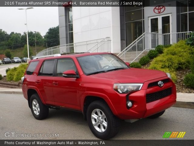 2016 Toyota 4Runner SR5 Premium 4x4 in Barcelona Red Metallic