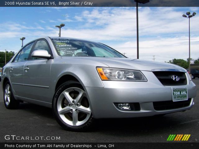 2008 Hyundai Sonata SE V6 in Bright Silver
