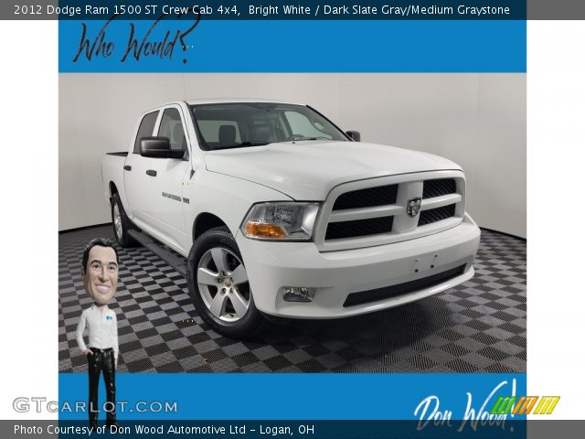 2012 Dodge Ram 1500 ST Crew Cab 4x4 in Bright White