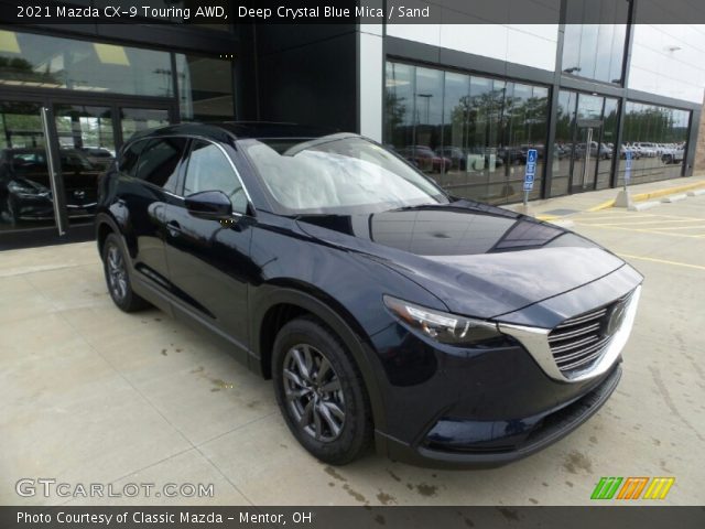 2021 Mazda CX-9 Touring AWD in Deep Crystal Blue Mica