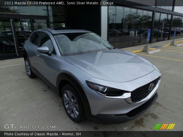 2021 Mazda CX-30 Preferred AWD in Sonic Silver Metallic