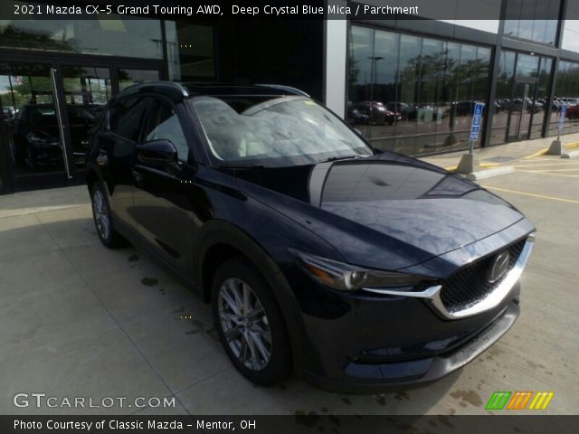 2021 Mazda CX-5 Grand Touring AWD in Deep Crystal Blue Mica