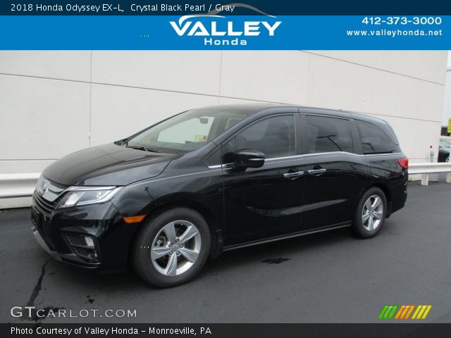 2018 Honda Odyssey EX-L in Crystal Black Pearl