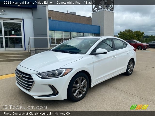 2018 Hyundai Elantra Value Edition in Quartz White Pearl
