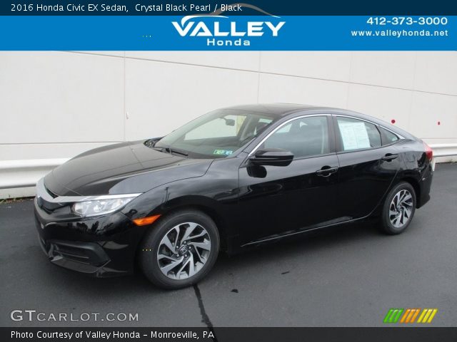 2016 Honda Civic EX Sedan in Crystal Black Pearl