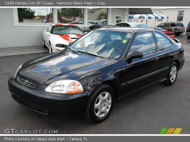 1998 Honda Civic EX Coupe in Flamenco Black Pearl