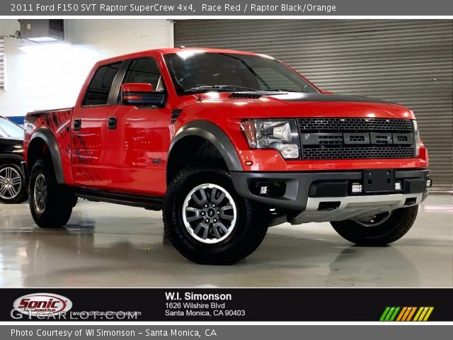 2011 Ford F150 SVT Raptor SuperCrew 4x4 in Race Red