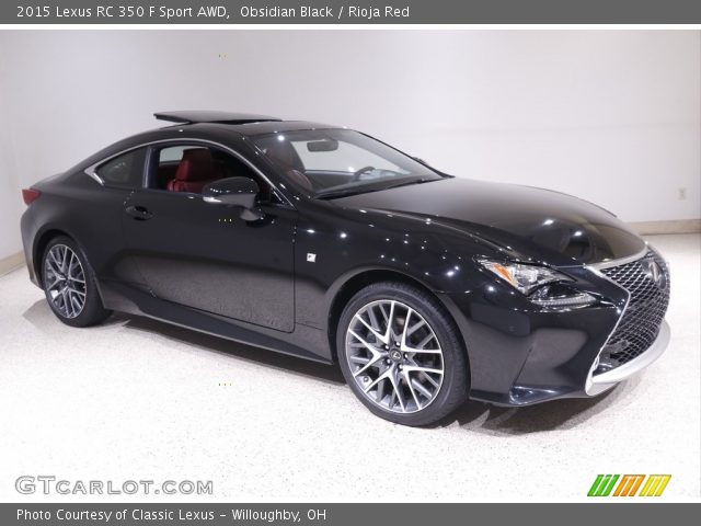 2015 Lexus RC 350 F Sport AWD in Obsidian Black