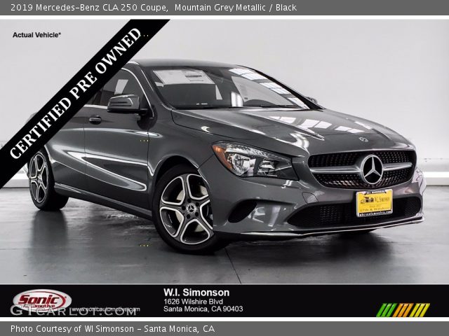 2019 Mercedes-Benz CLA 250 Coupe in Mountain Grey Metallic
