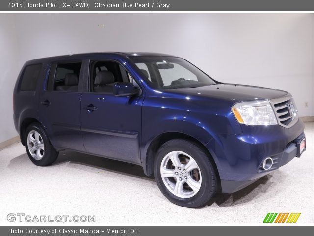 2015 Honda Pilot EX-L 4WD in Obsidian Blue Pearl