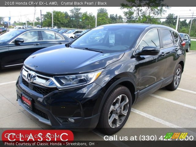 2018 Honda CR-V EX-L AWD in Crystal Black Pearl