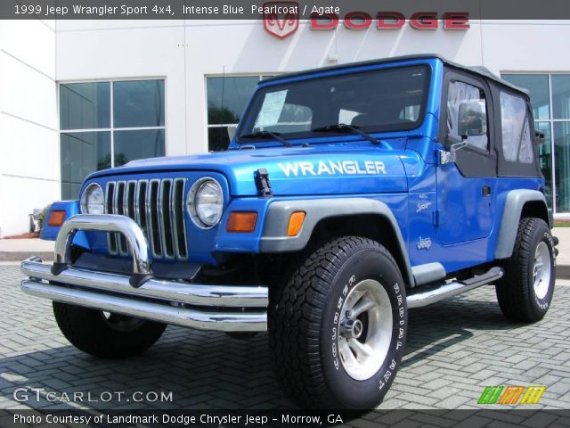 Intense blue jeep wrangler #2