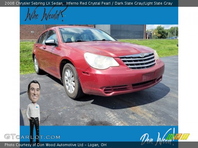 2008 Chrysler Sebring LX Sedan in Inferno Red Crystal Pearl
