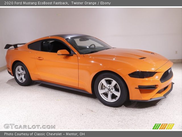 2020 Ford Mustang EcoBoost Fastback in Twister Orange