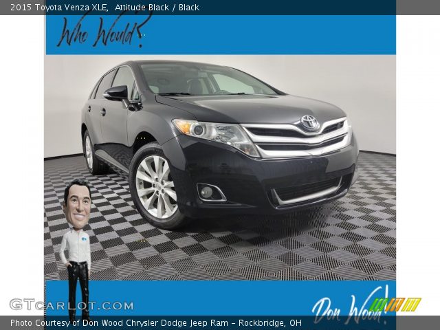 2015 Toyota Venza XLE in Attitude Black