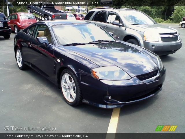 2006 Hyundai Tiburon GT in Moonlit Blue Metallic