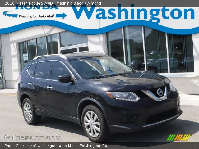 2016 Nissan Rogue S AWD in Magnetic Black