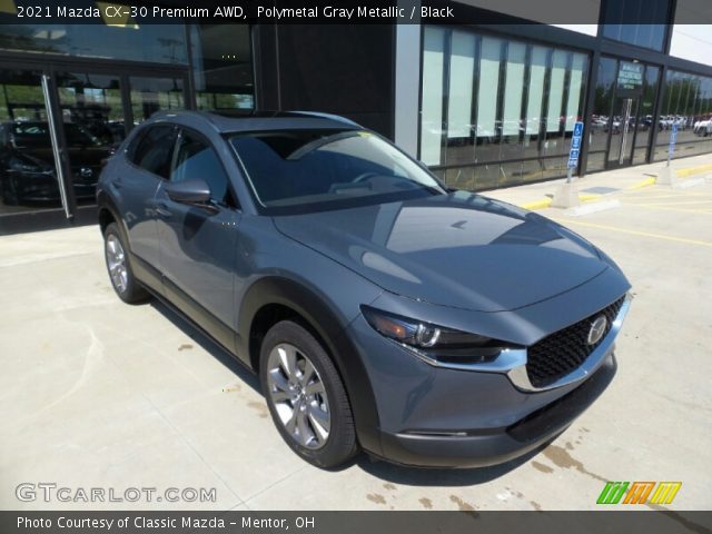 2021 Mazda CX-30 Premium AWD in Polymetal Gray Metallic