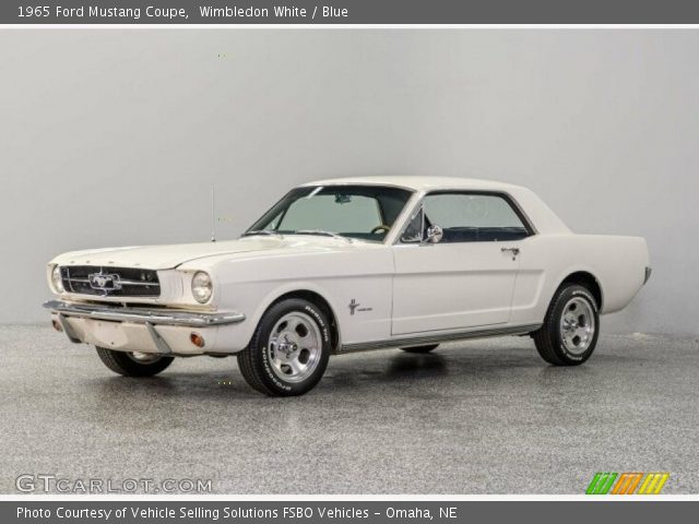 1965 Ford Mustang Coupe in Wimbledon White