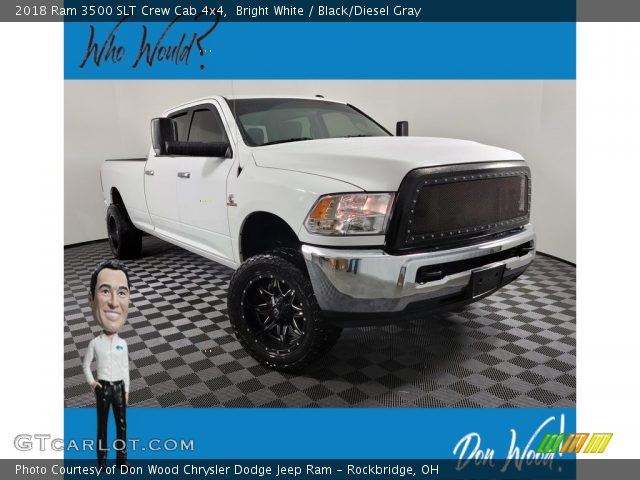 2018 Ram 3500 SLT Crew Cab 4x4 in Bright White