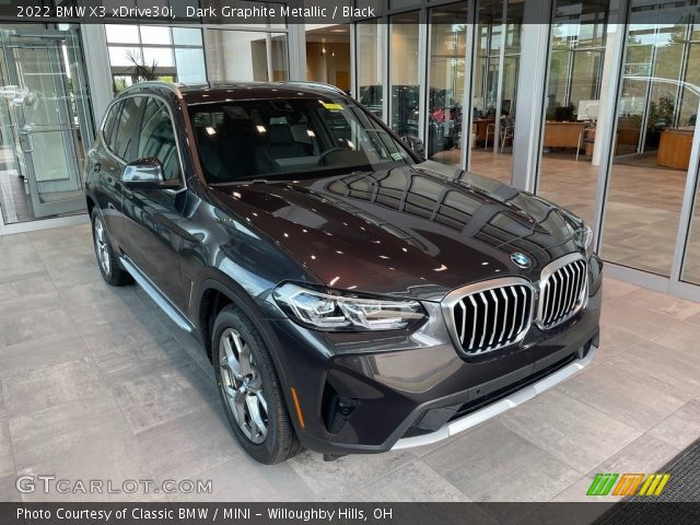 2022 BMW X3 xDrive30i in Dark Graphite Metallic