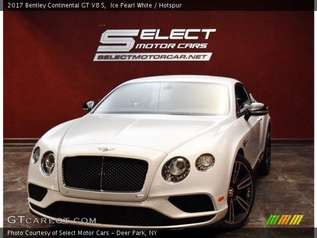 2017 Bentley Continental GT V8 S in Ice Pearl White