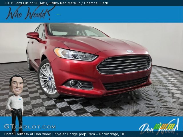 2016 Ford Fusion SE AWD in Ruby Red Metallic