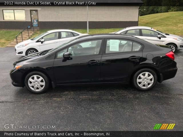 2012 Honda Civic LX Sedan in Crystal Black Pearl