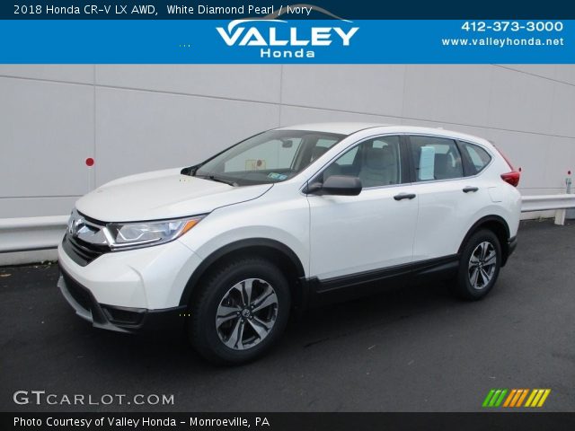 2018 Honda CR-V LX AWD in White Diamond Pearl