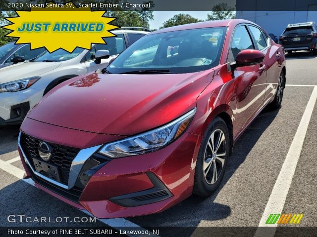 2020 Nissan Sentra SV in Scarlet Ember