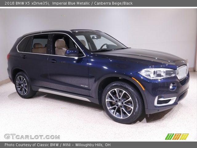 2018 BMW X5 xDrive35i in Imperial Blue Metallic