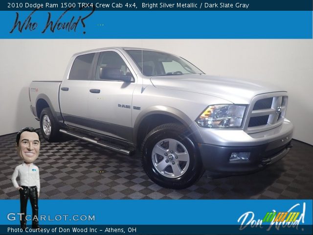2010 Dodge Ram 1500 TRX4 Crew Cab 4x4 in Bright Silver Metallic