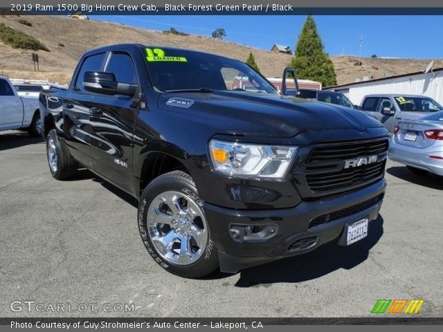 2019 Ram 1500 Big Horn Crew Cab in Black Forest Green Pearl