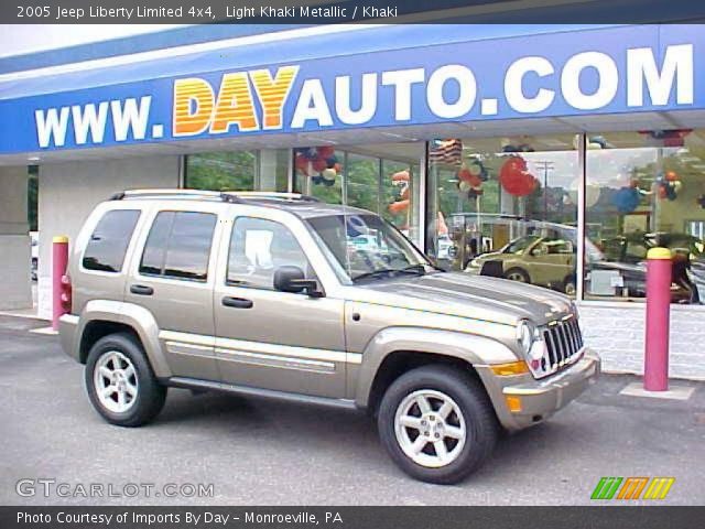 2005 Jeep Liberty Limited 4x4 in Light Khaki Metallic