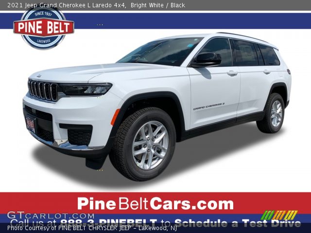 2021 Jeep Grand Cherokee L Laredo 4x4 in Bright White