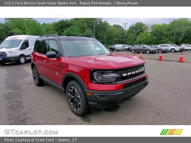 2021 Ford Bronco Sport Outer Banks 4x4 in Rapid Red Metallic