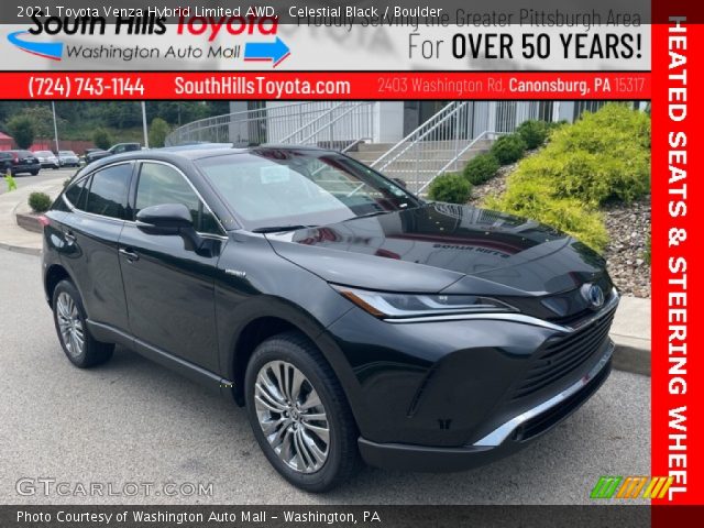 2021 Toyota Venza Hybrid Limited AWD in Celestial Black